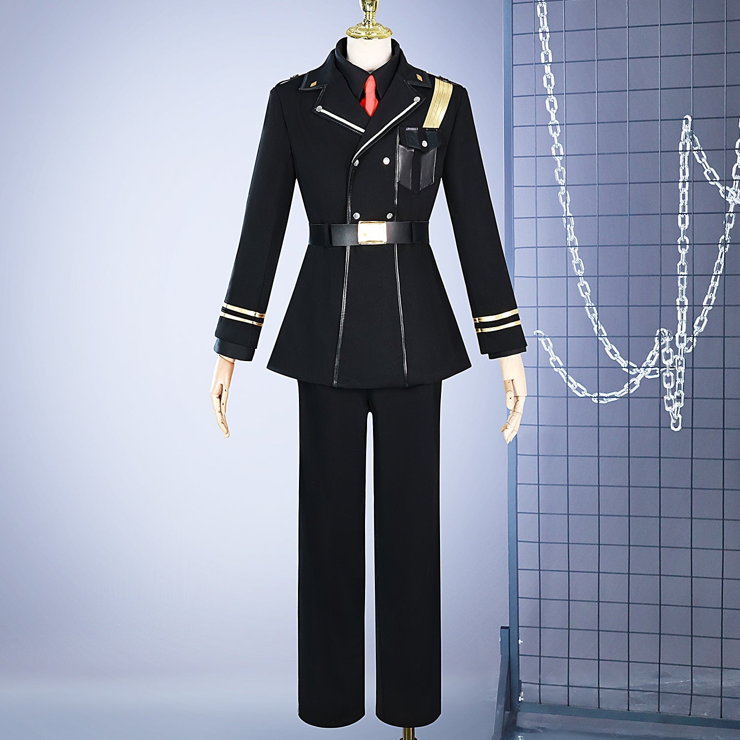 86 EIGHTY-SIX Shinei Nouzen Black Cosplay Costume