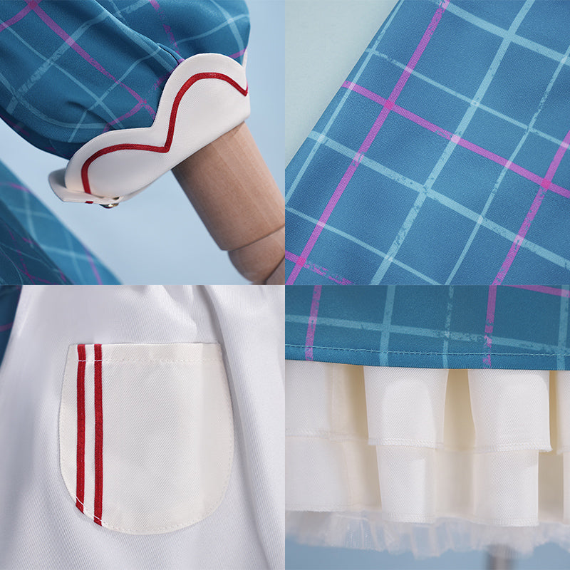 Arknights Amiya ¡Á White Rabbit Candy Collaboration Echoes of Sweet Dreams Goods Set Cosplay Costume