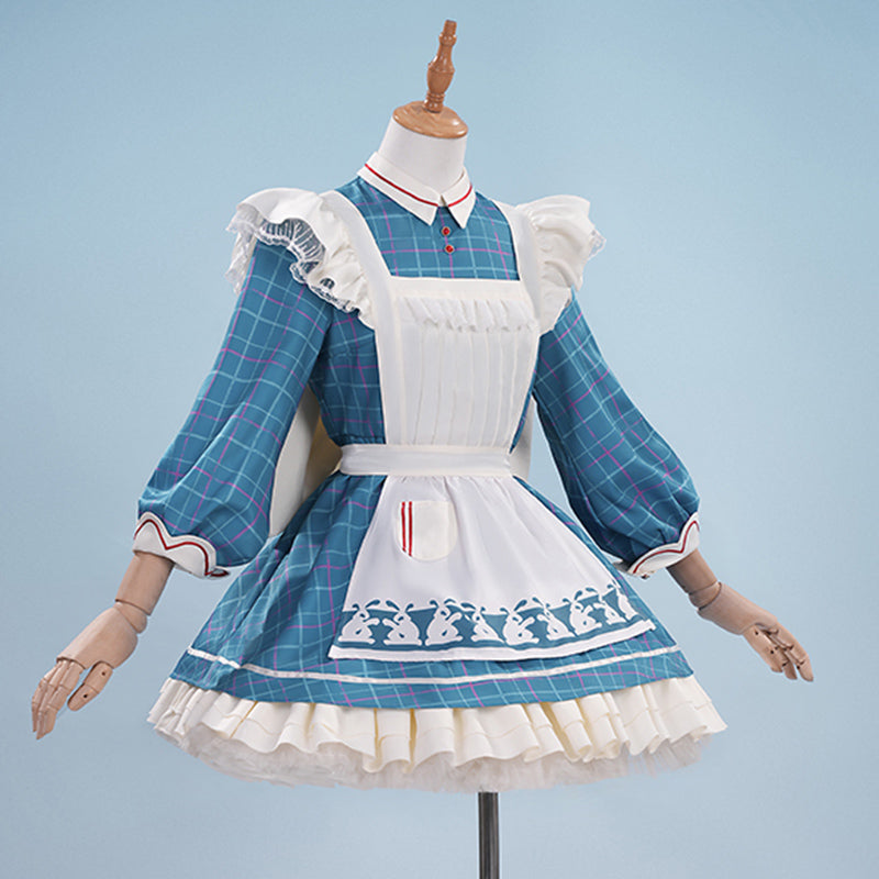 Arknights Amiya ¡Á White Rabbit Candy Collaboration Echoes of Sweet Dreams Goods Set Cosplay Costume