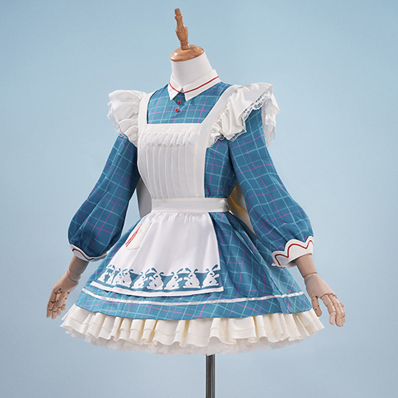 Arknights Amiya ¡Á White Rabbit Candy Collaboration Echoes of Sweet Dreams Goods Set Cosplay Costume
