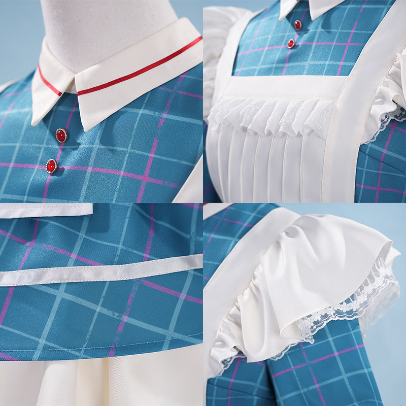 Arknights Amiya ¡Á White Rabbit Candy Collaboration Echoes of Sweet Dreams Goods Set Cosplay Costume