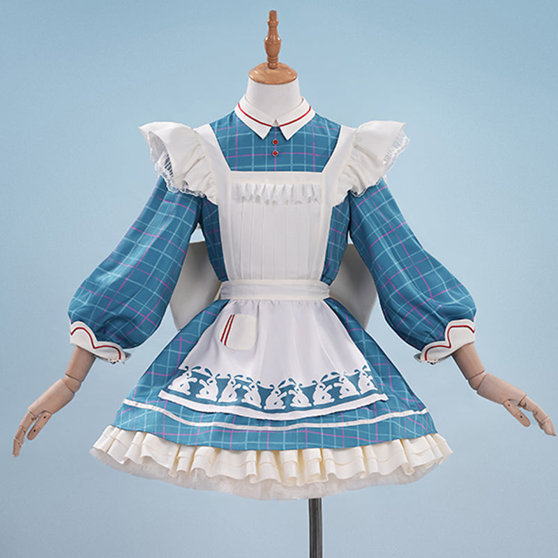 Arknights Amiya ¡Á White Rabbit Candy Collaboration Echoes of Sweet Dreams Goods Set Cosplay Costume