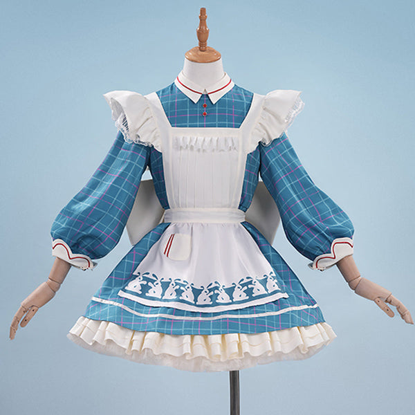 Arknights Amiya ¡Á White Rabbit Candy Collaboration Echoes of Sweet Dreams Goods Set Cosplay Costume