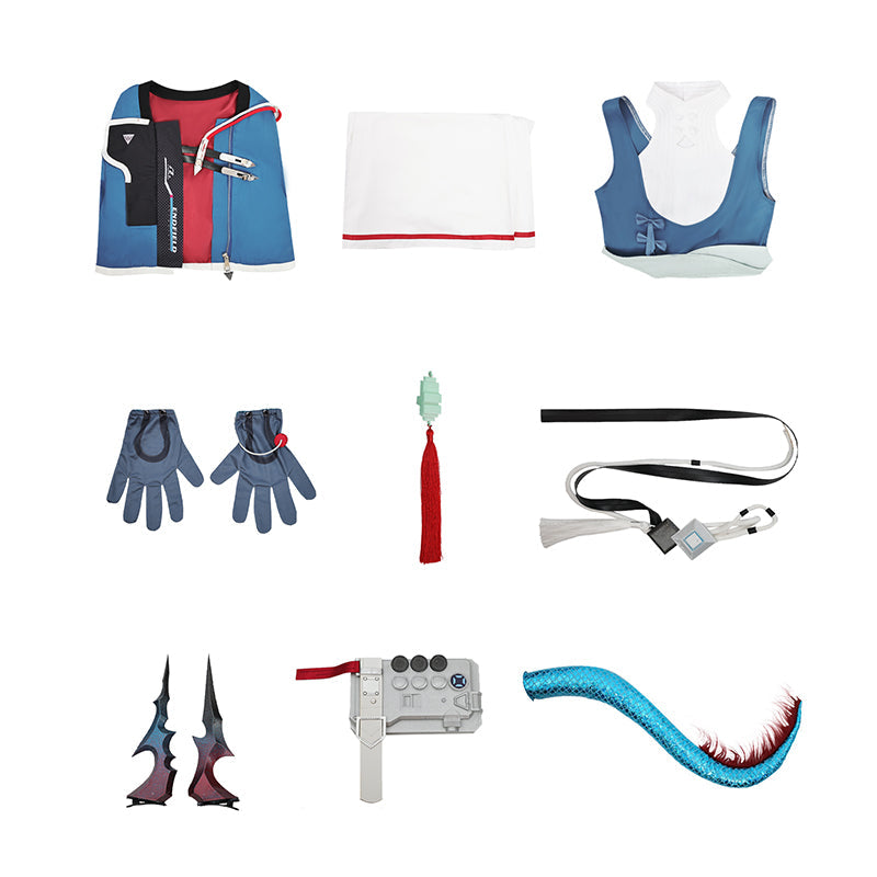 Arknights Chen Qianyu Cosplay Costume