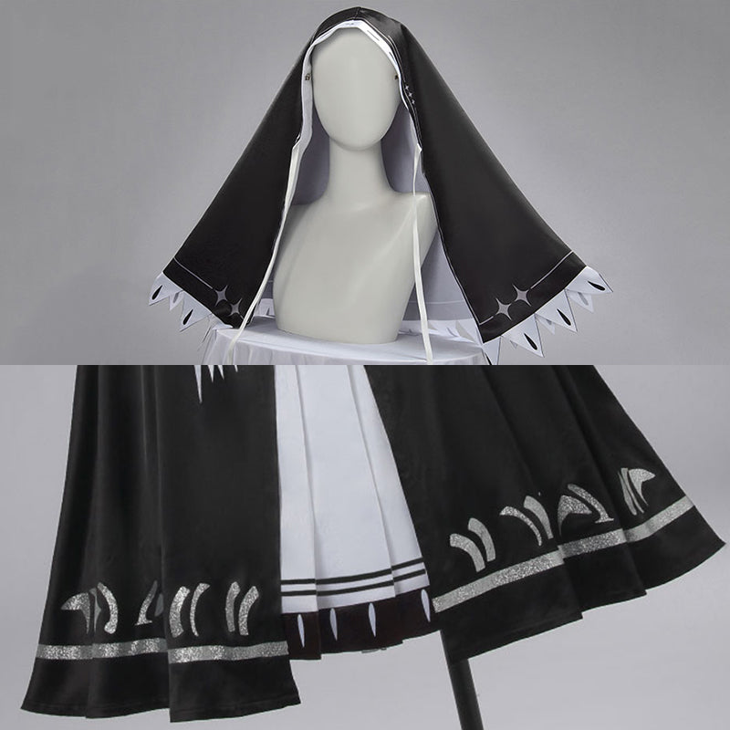 Arknights Exusiai Nun Cosplay Costume