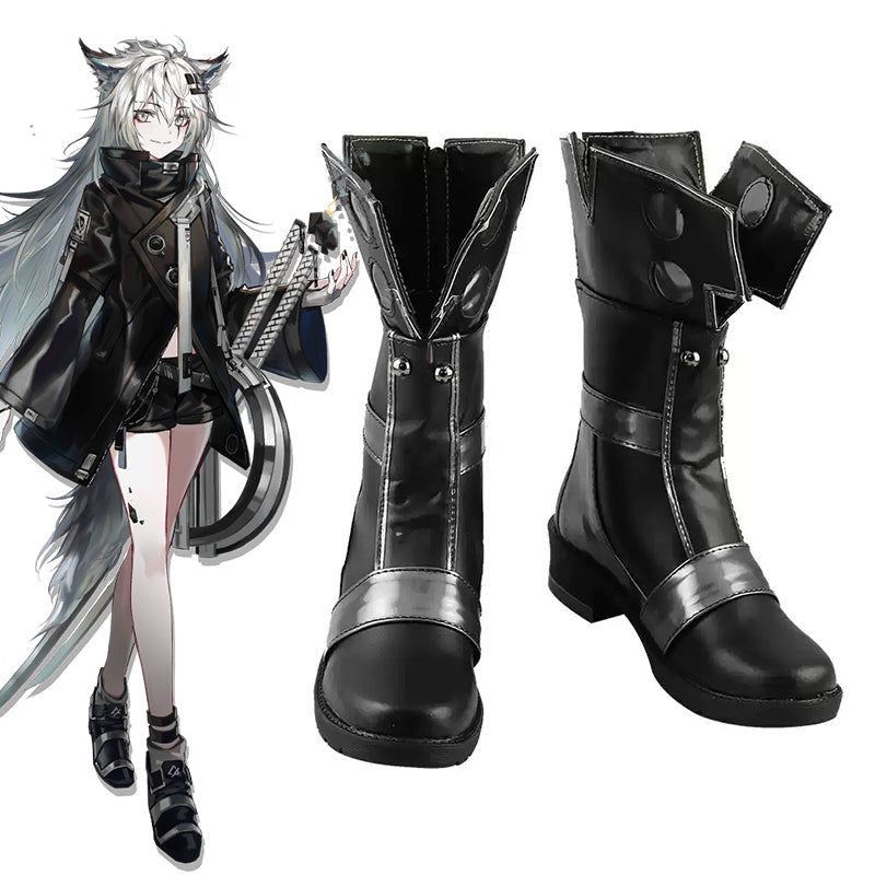 Arknights Lappland Cosplay Shoes