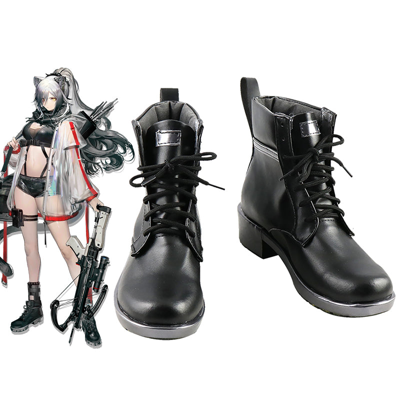 Arknights Schwarz Cosplay Shoes