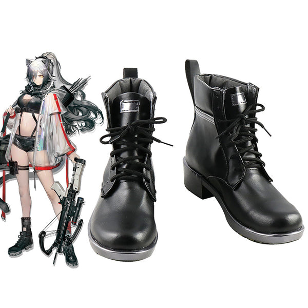 Arknights Schwarz Cosplay Shoes