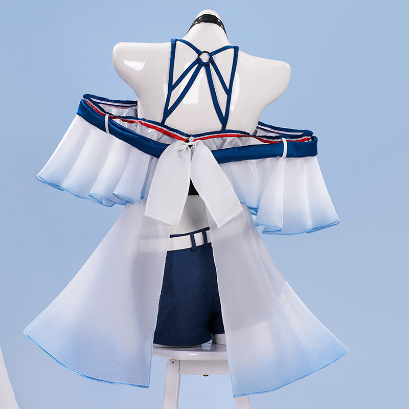 Arknights Coral Coast Collection Waverider WR04 Skadi Swimsuit Cosplay Costume