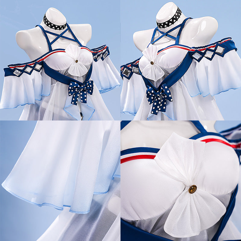 Arknights Coral Coast Collection Waverider WR04 Skadi Swimsuit Cosplay Costume