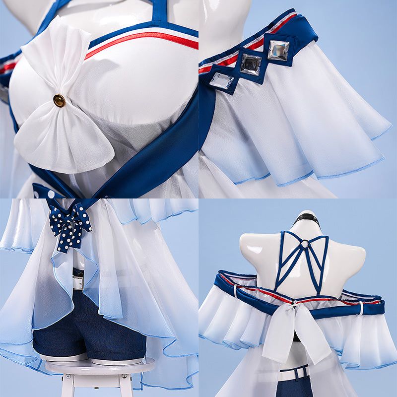 Arknights Coral Coast Collection Waverider WR04 Skadi Swimsuit Cosplay Costume