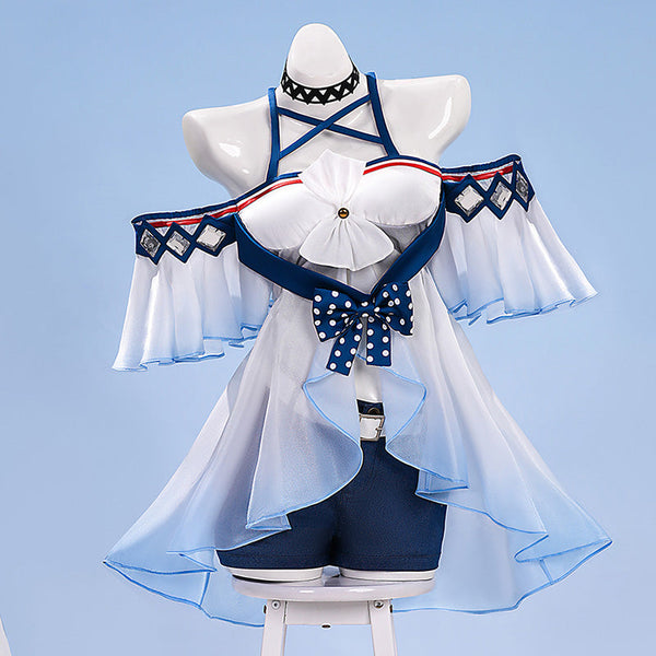 Arknights Coral Coast Collection Waverider WR04 Skadi Swimsuit Cosplay Costume