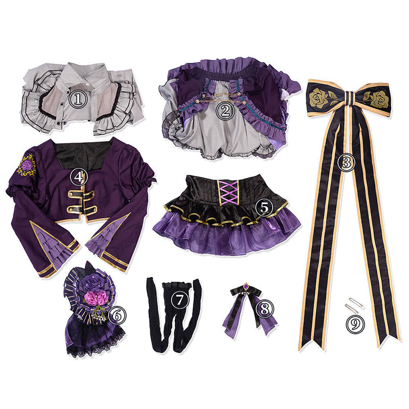 BanG Dream! Roselia 6th Anniversary Minato Yukina Cosplay Costume