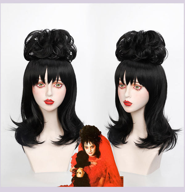 Beetlejuice Lydia Deetz Cosplay Wig