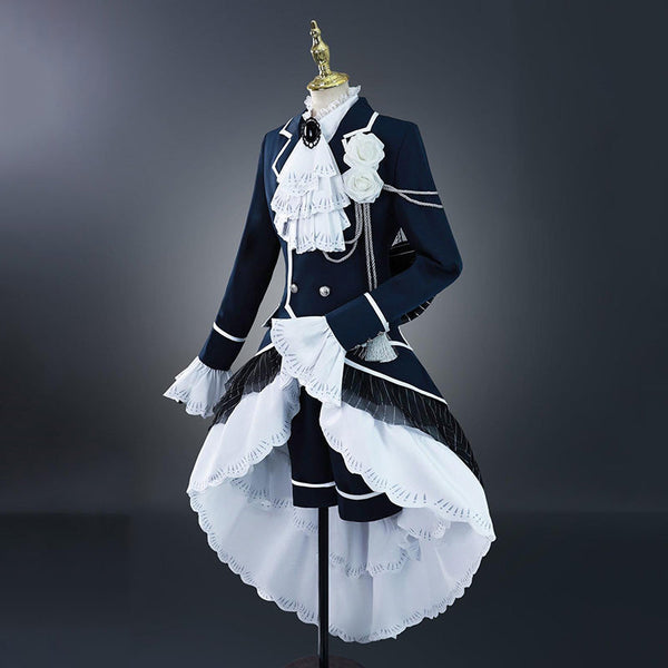 Black Butler Ciel Phantomhive White Rose Cosplay Costume