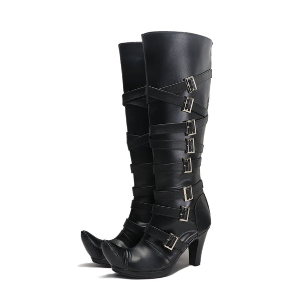 Black Butler Undertaker Shoes Cosplay Boots