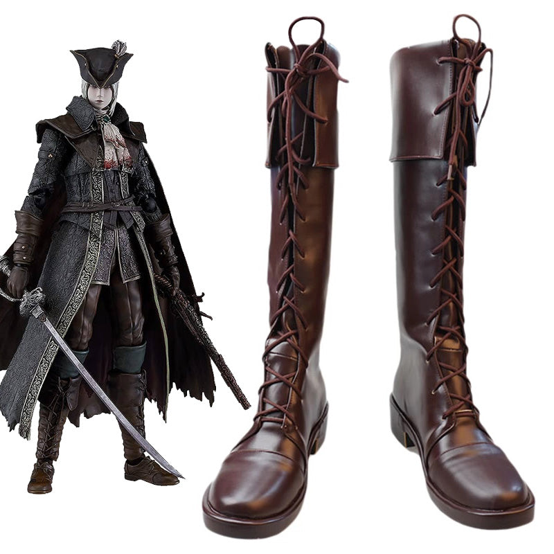 Bloodborne Lady Maria of the Astral Clocktower Shoes Cosplay Boots