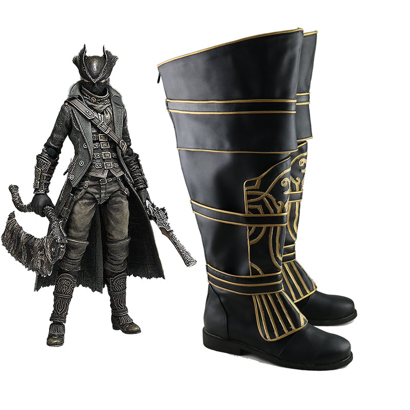 Bloodborne The Hunter Shoes Cosplay Boots