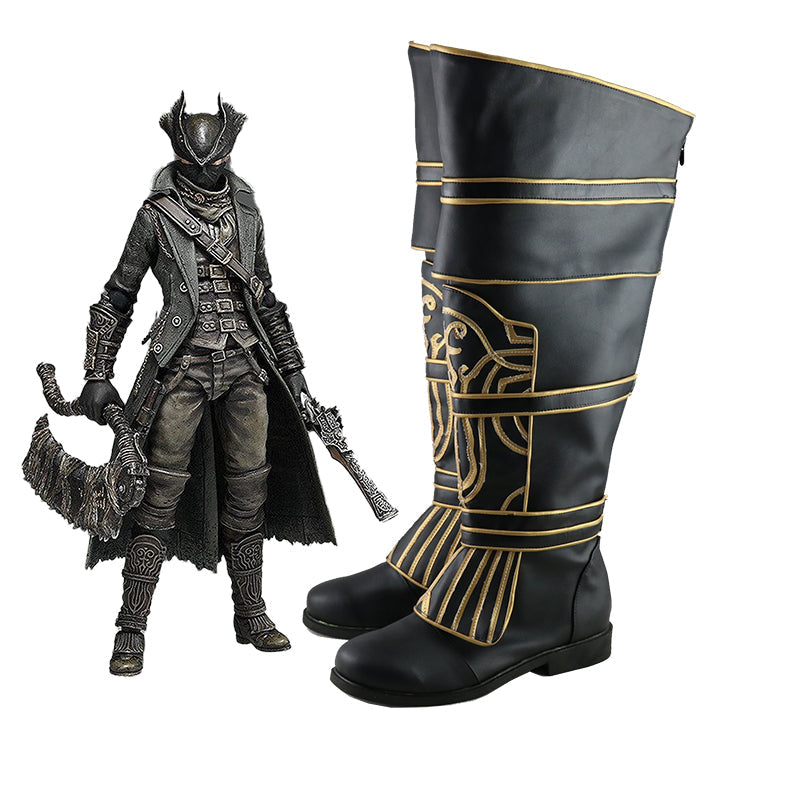 Bloodborne The Hunter Shoes Cosplay Boots
