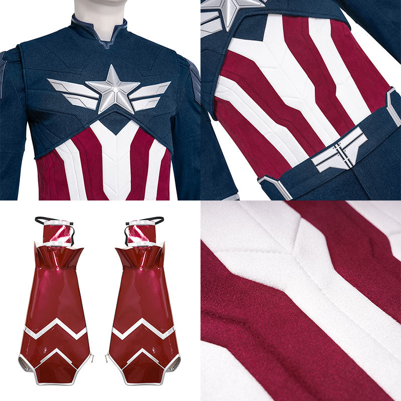 Captain America: Brave New World Captain America Sam Wilson Falcon Cosplay Costume