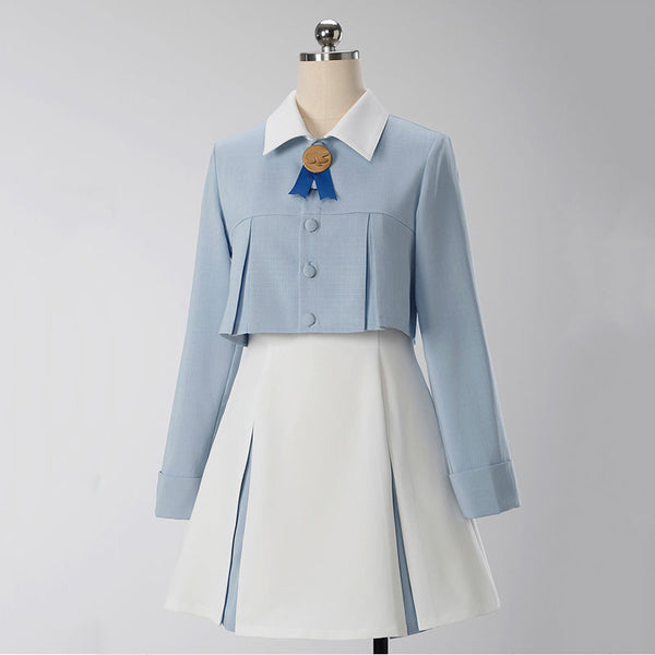 Cardcaptor Sakura Sakura Kinomoto Blue White Dating Clothes Cosplay Costume