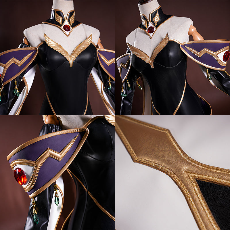 Code Geass C.C. CC White Queen Cosplay Costume