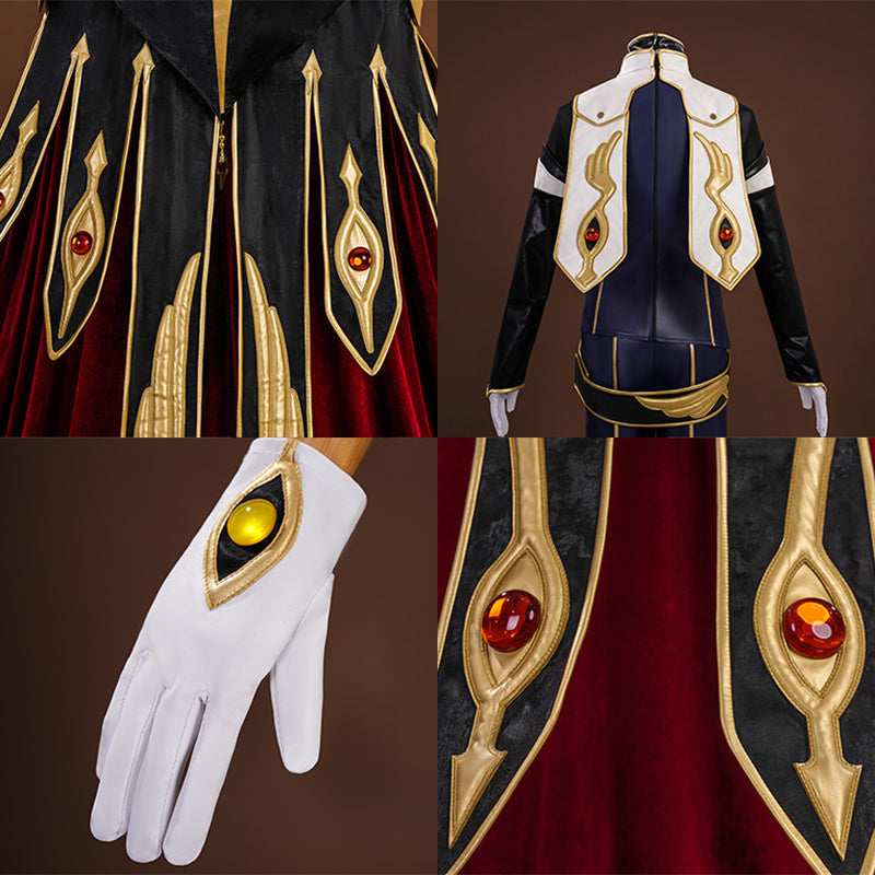 Code Geass Suzaku Kururugi Cosplay Costume B Edition