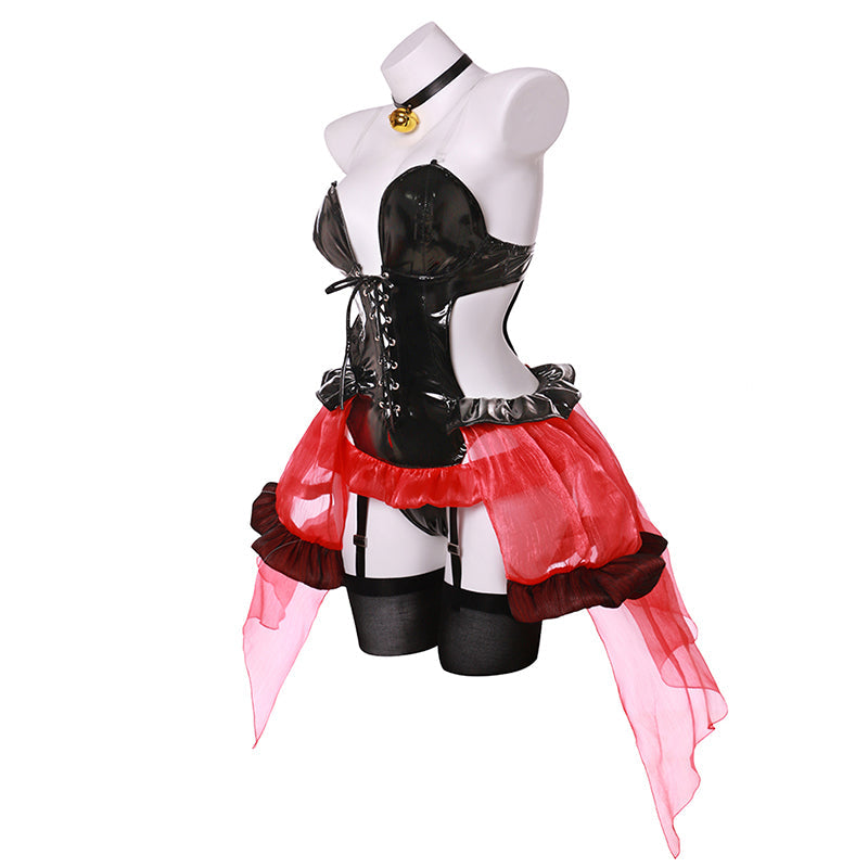 Date A Live Date A Bullet Kurumi Tokisaki Cat Ears Cosplay Costume