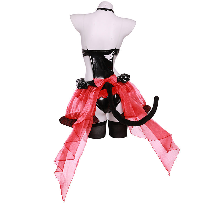 Date A Live Date A Bullet Kurumi Tokisaki Cat Ears Cosplay Costume