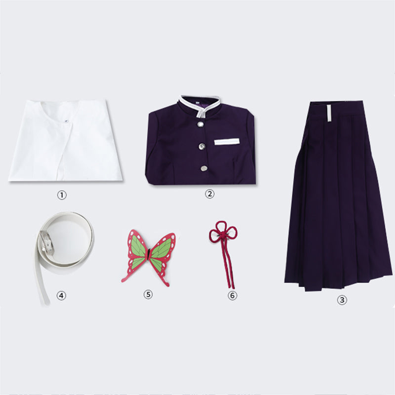 Demon Slayer: Kimetsu No Yaiba Kanao Tsuyuri Purple Cosplay Costume