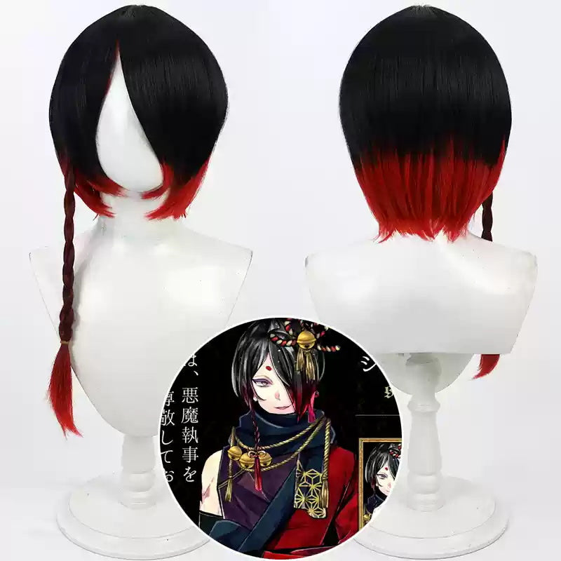 Devil Butler with Black Cat Yuhan Shinonome Cosplay Wig