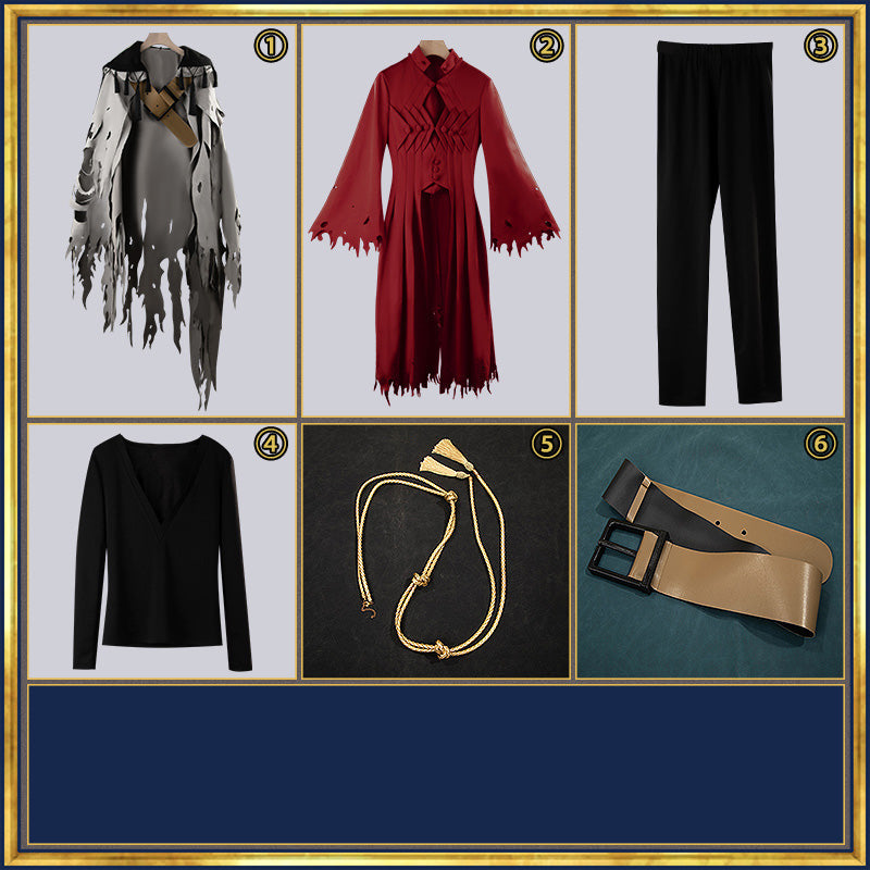Fate Grand Order Dante Ali -Gi Eri Cosplay Costume