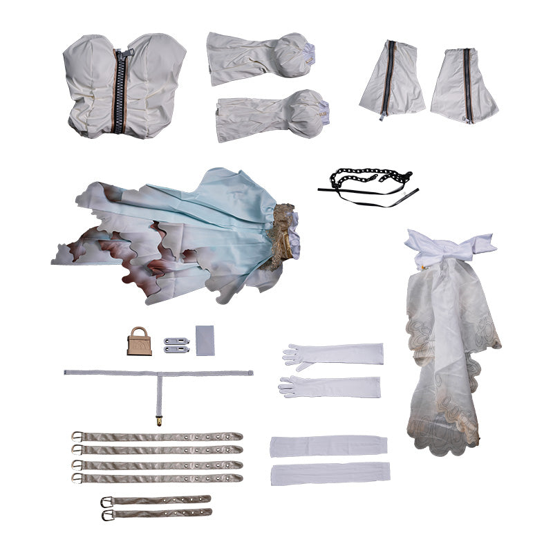 Fate Grand Order Fate Extra CC Nero Claudius Caesar Augustus Germanicus Bride Saber Cosplay Costume