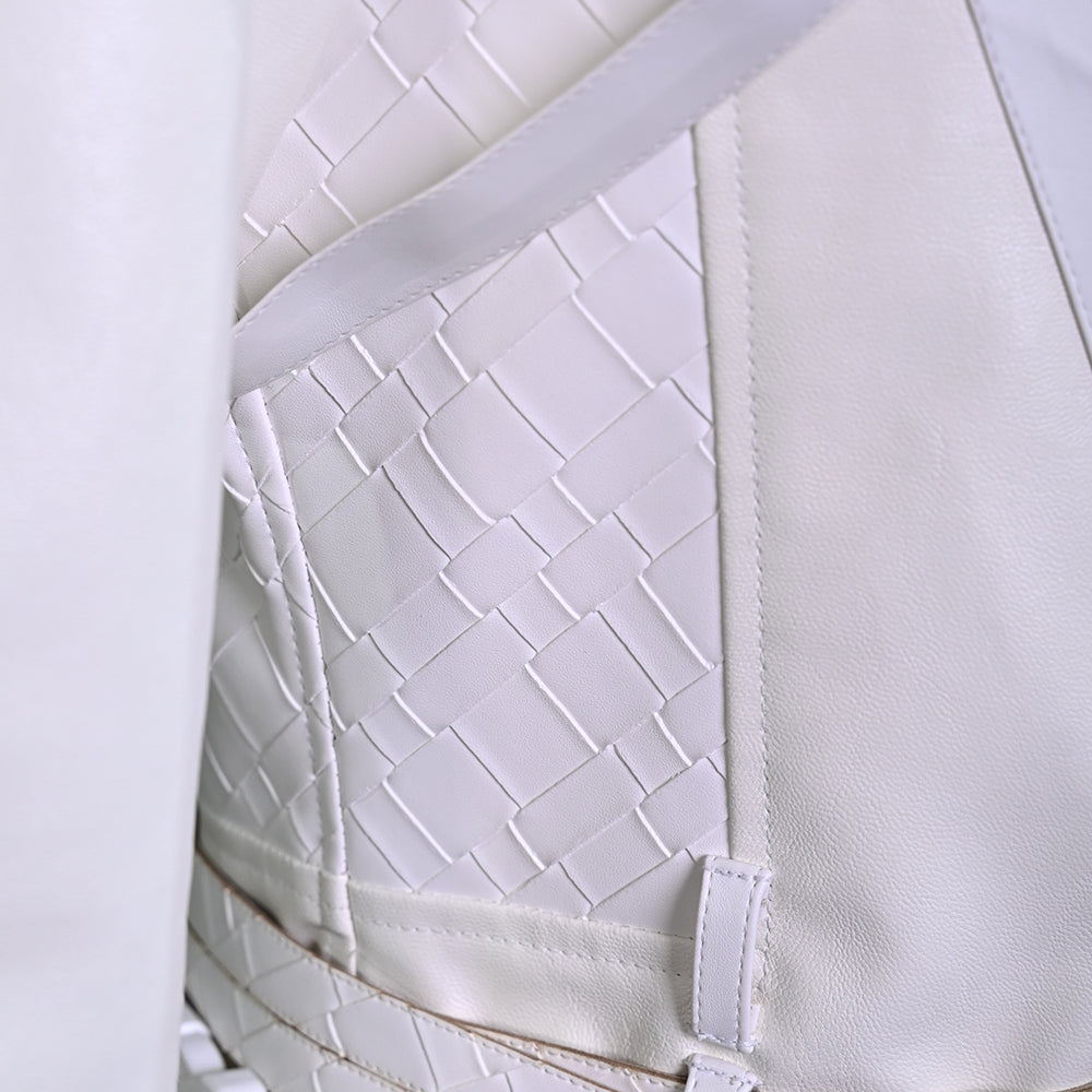 Final Fantasy VII FF7 White Sephiroth Cosplay Costume