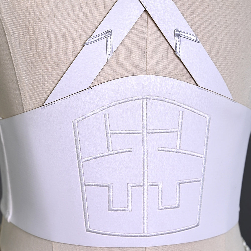 Final Fantasy VII FF7 White Sephiroth Cosplay Costume