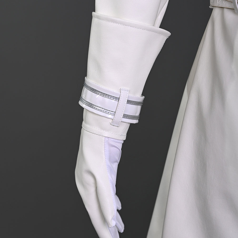 Final Fantasy VII FF7 White Sephiroth Cosplay Costume