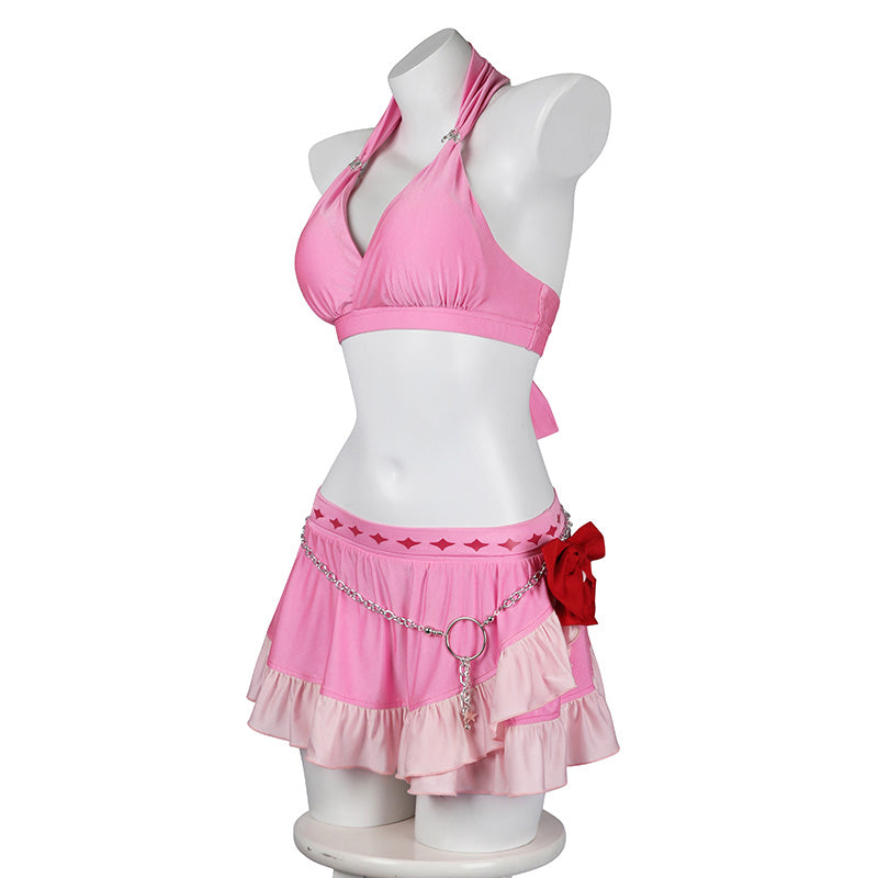 Final Fantasy VII Rebirth FF7R Aerith Gainsborough Swimsuit Cosplay Costume