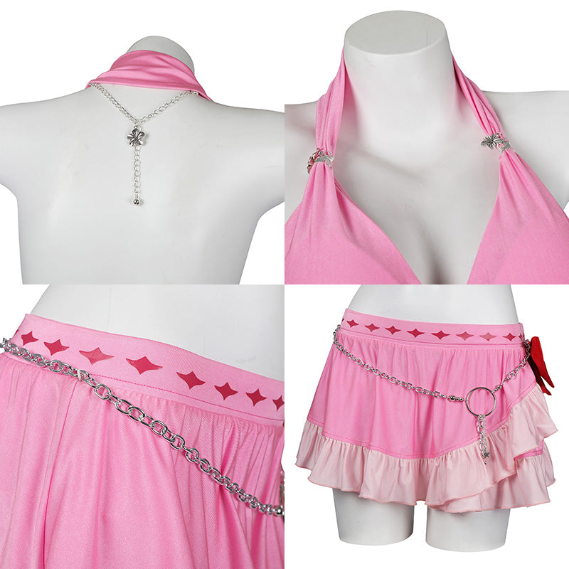 Final Fantasy VII Rebirth FF7R Aerith Gainsborough Swimsuit Cosplay Costume