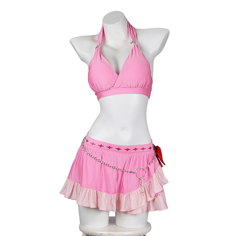 Final Fantasy VII Rebirth FF7R Aerith Gainsborough Swimsuit Cosplay Costume