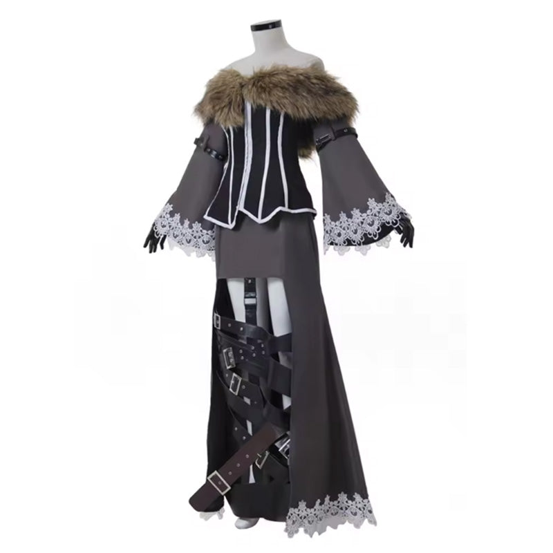 Final Fantasy X FFX Lulu Cosplay Costume