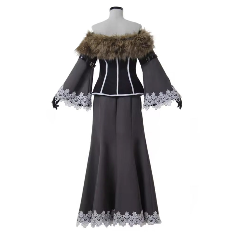 Final Fantasy X FFX Lulu Cosplay Costume