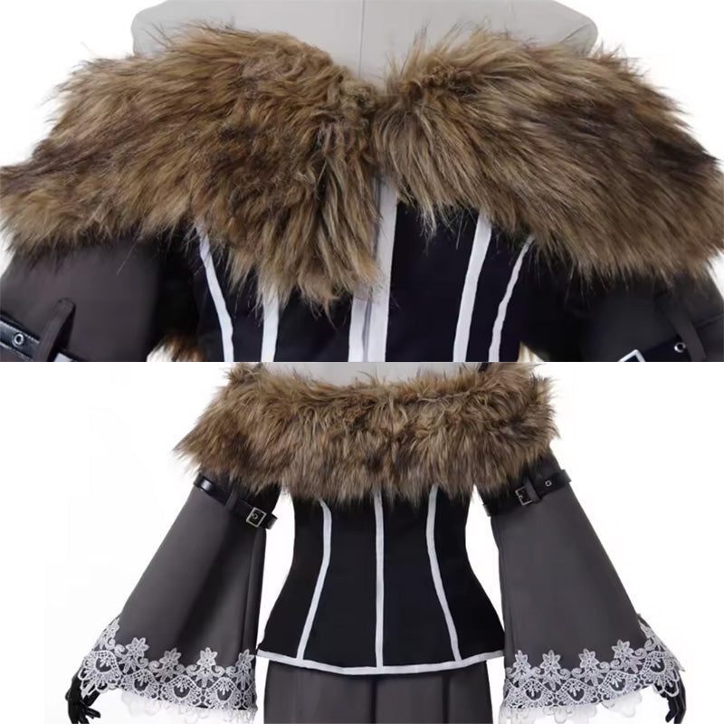 Final Fantasy X FFX Lulu Cosplay Costume