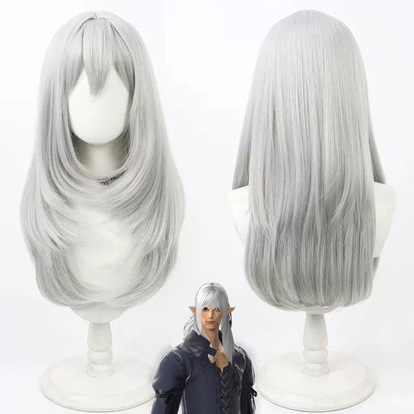 Final Fantasy XIV 14 Estinien Varlineau Cosplay Wig