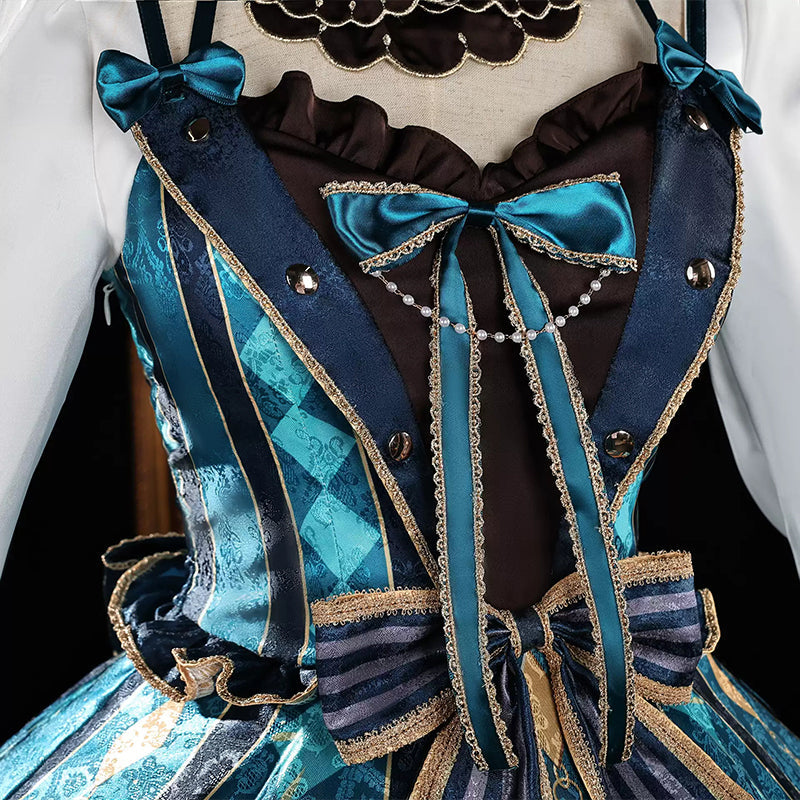 Genshin Impact Collab Cafe in Seoul Lynette Cosplay Costume