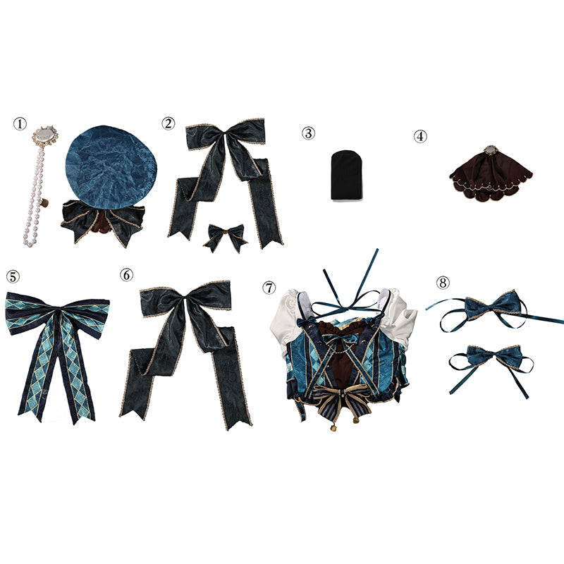 Genshin Impact Collab Cafe in Seoul Lynette Cosplay Costume
