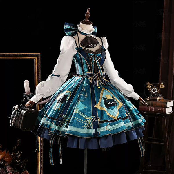 Genshin Impact Collab Cafe in Seoul Lynette Cosplay Costume