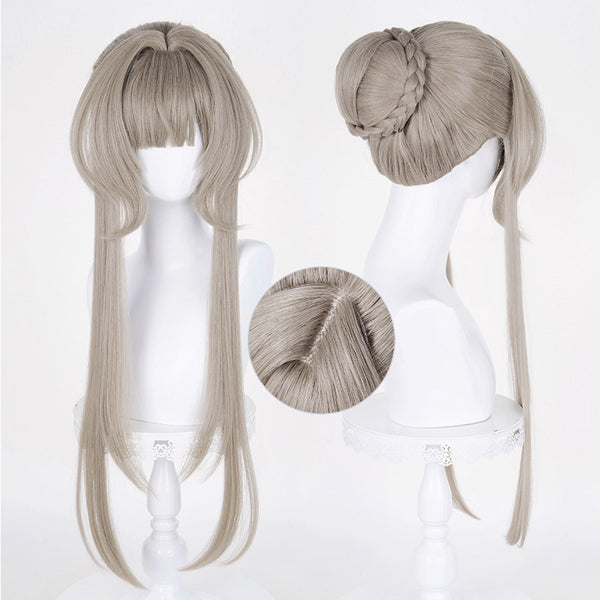 Genshin Impact Eleven Fatui Harbingers Marionette Sandrone Cosplay Wig