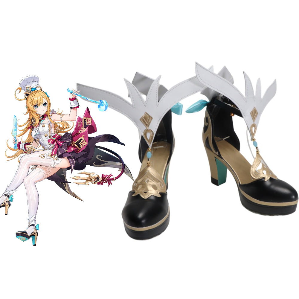 Genshin Impact Escoffier Cosplay Shoes