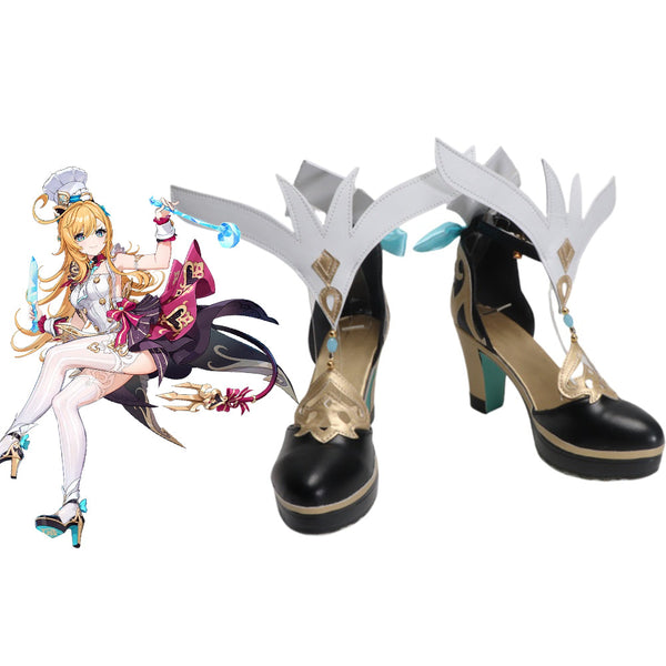Genshin Impact Escoffier Cosplay Shoes