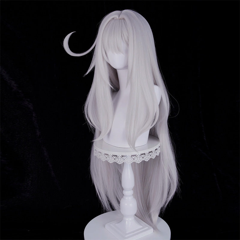 Genshin Impact Ronova Gray Pink Cosplay Wig